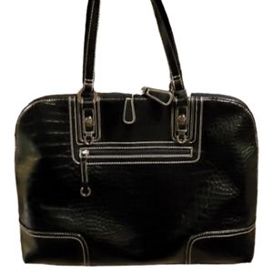 LEATHER TOTE BAG/PURSE